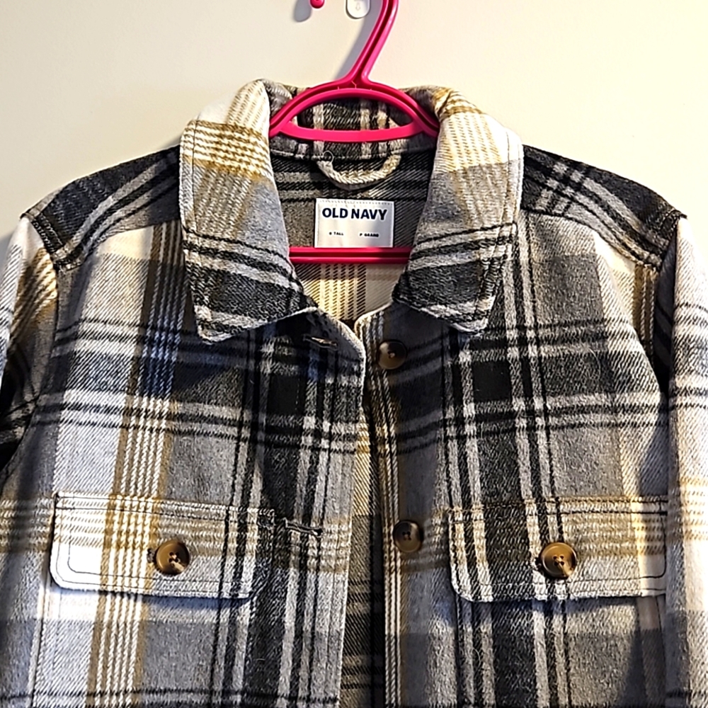 Plaid shacket - oversized - Picture 2 of 4